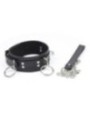 OHMAMA FETISH - COLLIER DE SOUMISSION AVEC 3 ANNEAUX