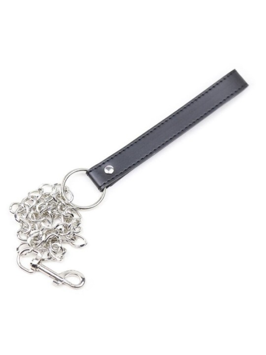 OHMAMA FETISH - COLLIER DE SOUMISSION AVEC 3 ANNEAUX