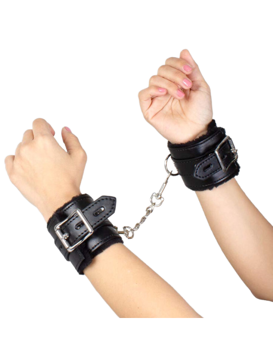 SECRETPLAY - MENOTTES DE BONDAGE NOIRES COLLECTION BDSM