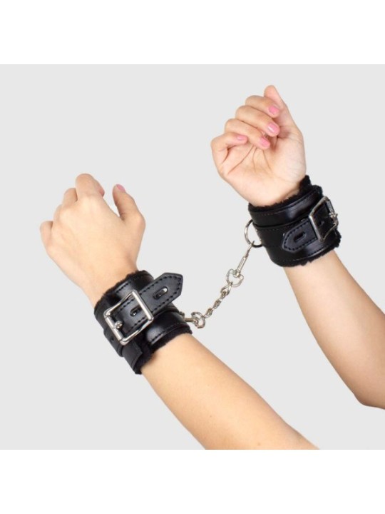 SECRETPLAY - MENOTTES DE BONDAGE NOIRES COLLECTION BDSM