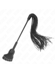 KINK - PAGAIE EN FORME DE PIED AVEC FOUET À GLAND 31 CM