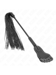 KINK - PAGAIE EN FORME DE PIED AVEC FOUET À GLAND 31 CM