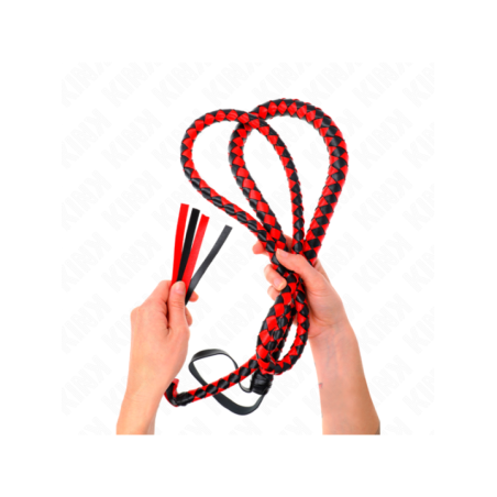 KINK - FOUET LONG SERPENT ROUGE 210 CM