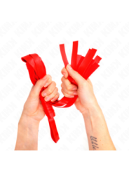 KINK - Fouet à queue large rouge 48,5 CM