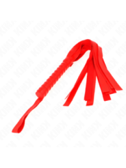 KINK - Fouet à queue large rouge 48,5 CM