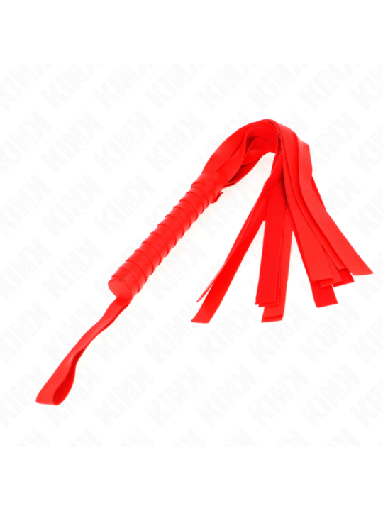 KINK - Fouet à queue large rouge 48,5 CM