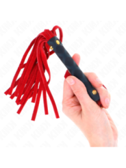 KINK - MINI FOUET DAIM ROUGE 30 CM