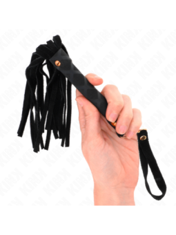 KINK - MINI FOUET DAIM NOIR 30 CM