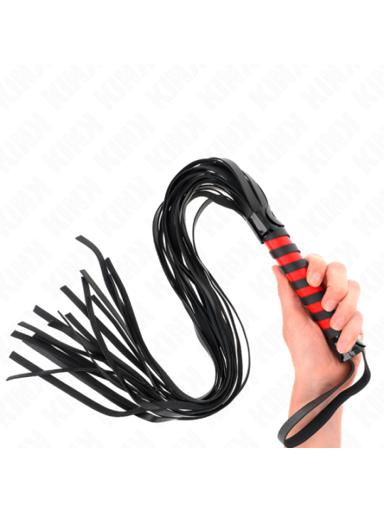KINK - FOUET LONG RAYÉ 70 CM