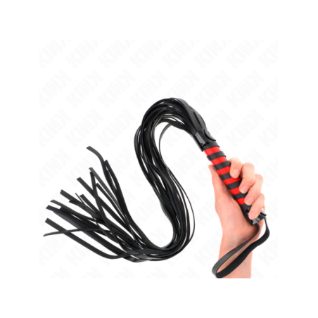 KINK - FOUET LONG RAYÉ 70 CM