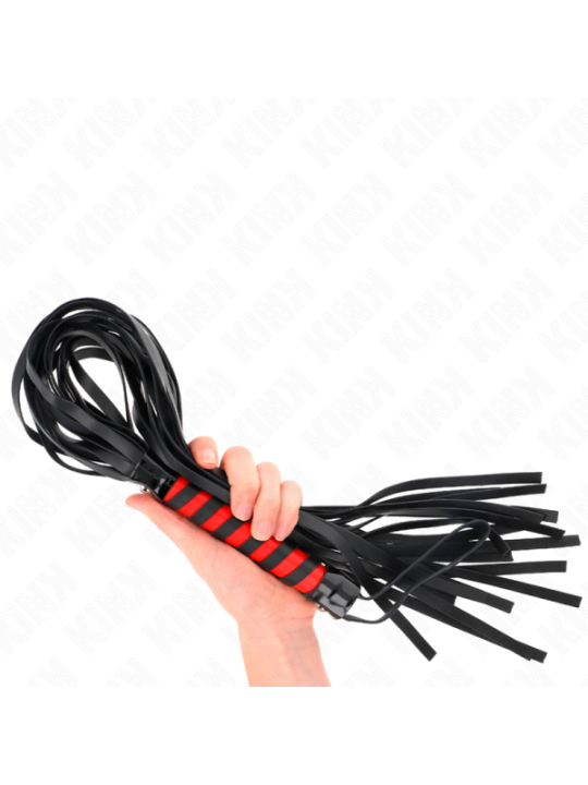 KINK - FOUET LONG RAYÉ 70 CM