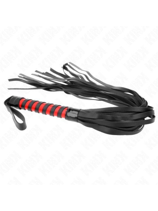 KINK - FOUET LONG RAYÉ 70 CM