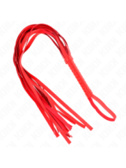 KINK - FOUET ROUGE MANCHE COURT LONG QUEUE 70 CM