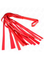 KINK - FOUET ROUGE MANCHE COURT LONG QUEUE 70 CM