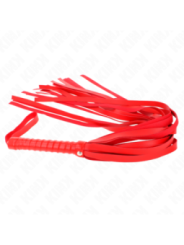 KINK - FOUET ROUGE MANCHE COURT LONG QUEUE 70 CM