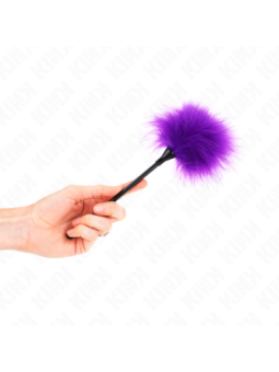 KINK - PLUMES TICKLE VIOLES UTILISÉES POUR LE KIT BONDAGE 27 CM