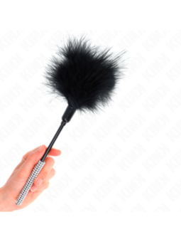 KINK - PLUMES CHACOUILLES AVEC MANCHE STRASS 27 CM