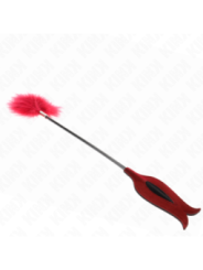 KINK - PLUMES DE CHACOUILLES AVEC PALETTE EN FORME DE ROSE 8 CM