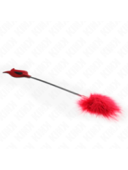 KINK - PLUMES DE CHACOUILLES AVEC PALETTE EN FORME DE ROSE 8 CM