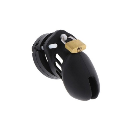 HIDDEN DESIRE - EXTREME CAGE DE CHASTETÉ SILICONE TAILLE S NOIR