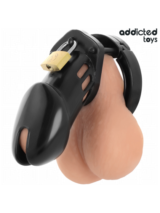 ADDICTED TOYS LOCKED - CAGE À PÉNIS OBSIDIAN HOLD TAILLE M