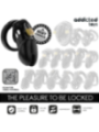 ADDICTED TOYS LOCKED - CAGE À PÉNIS OBSIDIAN HOLD TAILLE M