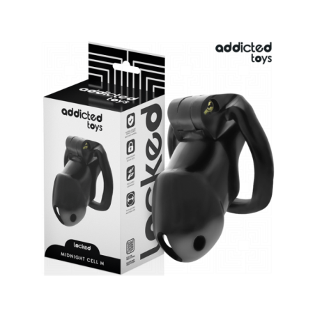 ADDICTED TOYS LOCKED - MINDNIGHT CELL CAGE À PÉNIS TAILLE M
