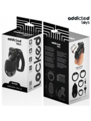 ADDICTED TOYS LOCKED - MINDNIGHT CELL CAGE À PÉNIS TAILLE M