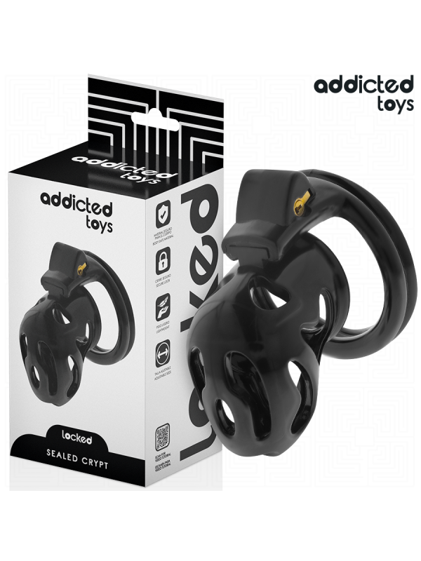 ADDICTED TOYS LOCKED - À PÉNIS CRYPTÉE VERROUILLÉE ET SCELLÉE 8 CM