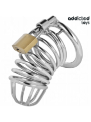 ADDICTED TOYS LOCKED - CAGE À PÉNIS EN MÉTAL IRON CELL 5 CM TAILLE L