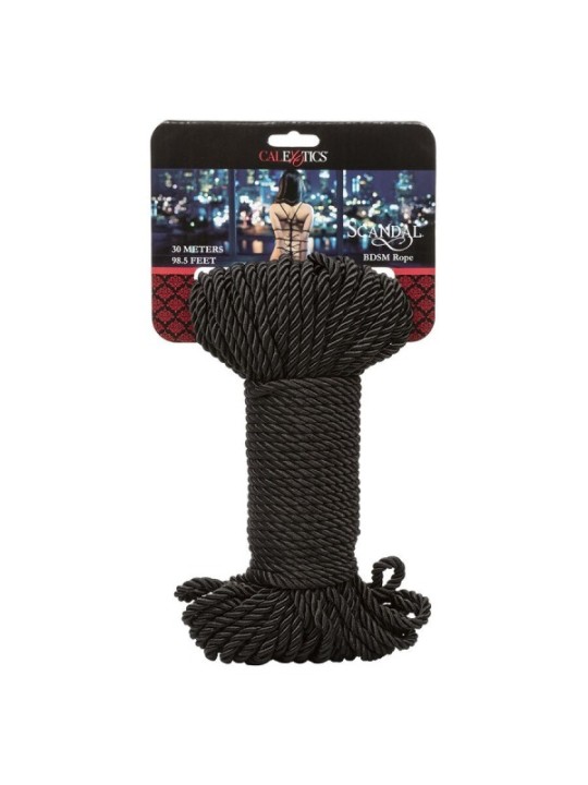 CALEXOTICS - SCANDAL CORDE BDSM NOIRE 30 M