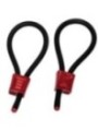 ELECTRASTIM - PRESTIGE ELECTRA LOOPS ANNEAUX PÉNIENS RÉGLABLES ROUGES