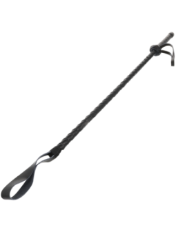 DARKNESS - FOUET BDSM FÉTICHISTE EN CUIR 60CM