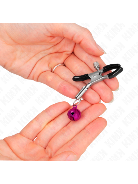 KINK - PINCE À METON SIMPLE CLOCHE VIOLET 6 CM