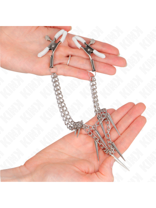 KINK - PINCES À METELIER AVEC CHAÎNES À POINTES 30 CM