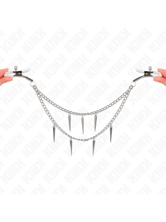 KINK - PINCES À METELIER AVEC CHAÎNES À POINTES 30 CM