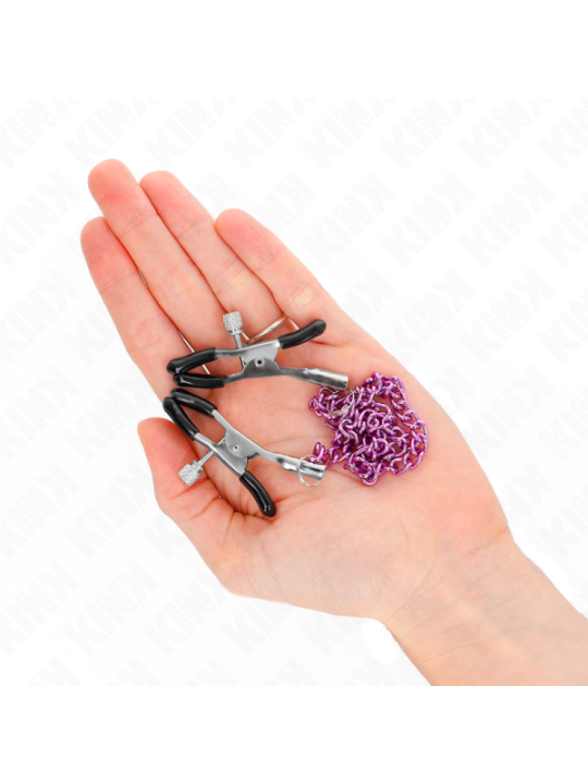 KINK - PINCES À METON CHAÎNE VIOLET 30 CM