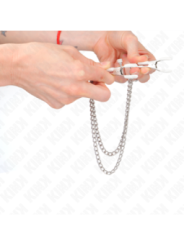 KINK - PINCES À METELIER AVEC 2 CHAÎNES FINES ARGENT 20/23 CM