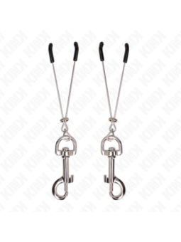 KINK - PINCE À METON CROCHET FIN ARGENT 7 CM