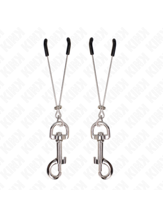 KINK - PINCE À METON CROCHET FIN ARGENT 7 CM