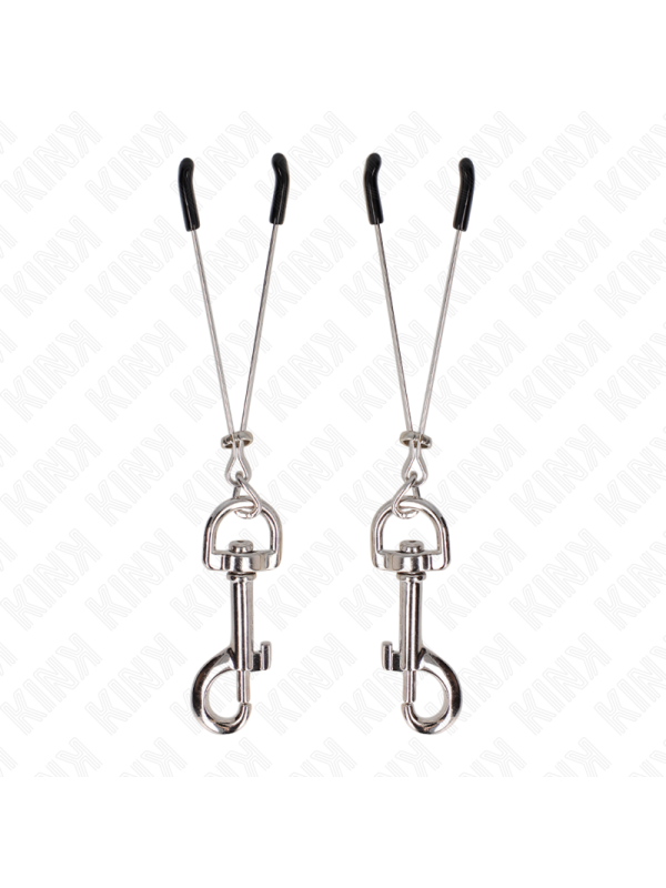 KINK - PINCE À METON CROCHET FIN ARGENT 7 CM
