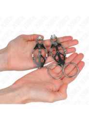 KINK - PINCES À TÉLÉPHONES TRÈFLE JAPONAIS O-RING ARGENT