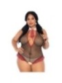 LEG AVENUE - ÉCOLIÈRE CROTHLESS FITNESS TEDDY GRANDE TAILLE