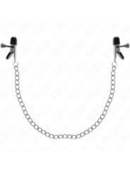 KINK - PINCES À TAMELON CHAÎNE PLATE ARGENT 34 CM
