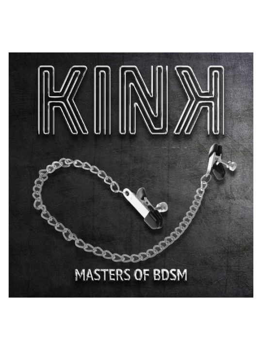 KINK - PINCES À TAMELON CHAÎNE PLATE ARGENT 34 CM