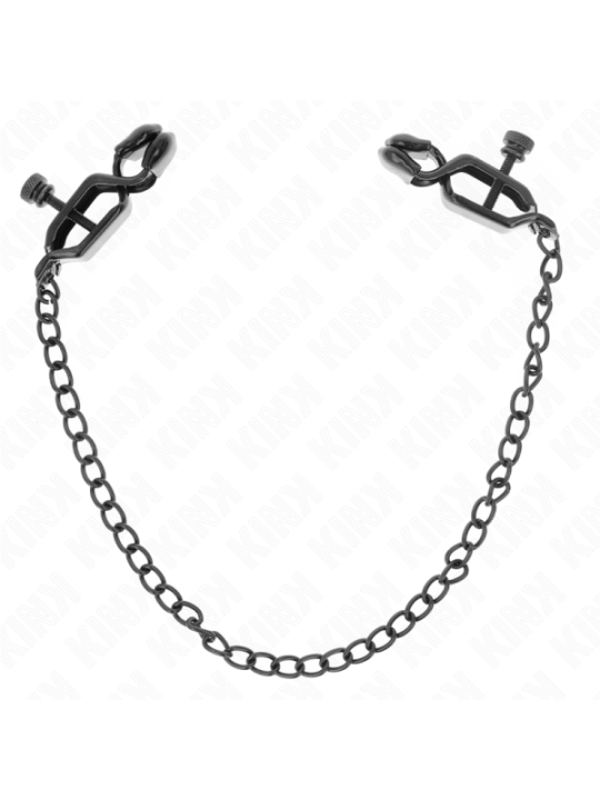 KINK - PINCES À METELLES CHAÎNE PLATE NOIR 30 CM