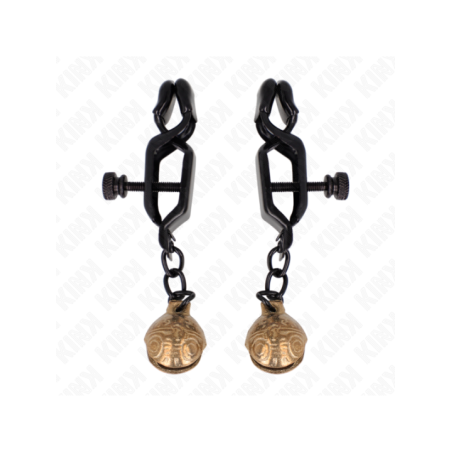 KINK - PINCES À METELONS STYLE CLOCHE NOIR 7 CM