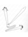 KINK - 4 PINCES À MATELONS ET CLITO RÉGLABLES ARGENT