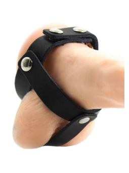 CAGE À BALLES EN CUIR OHMAMA FETISH