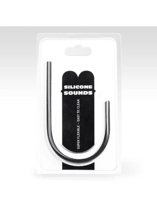 ALL BLACK - SONDE URÉTRALE SILICONE 8MM